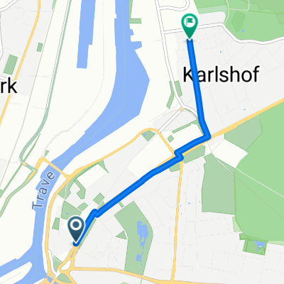 Travemünder Allee, Lübeck a An der Hülshorst, Lübeck