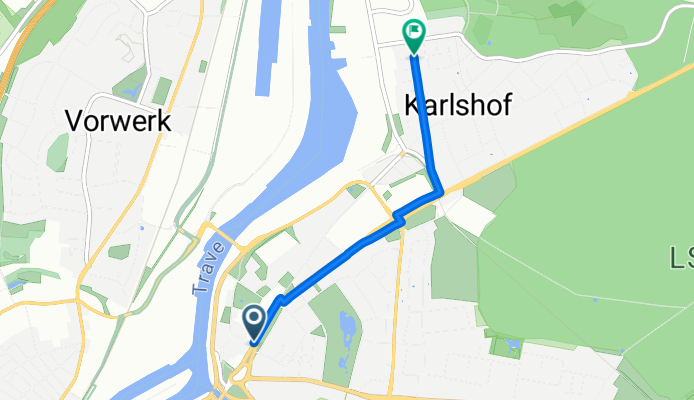 Travemünder Allee, Lübeck a An der Hülshorst, Lübeck