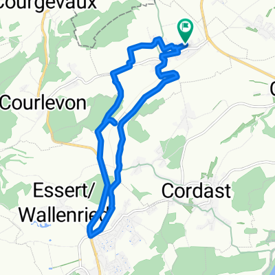 Route des Roches, Cressier FR nach Route des Roches, Cressier FR