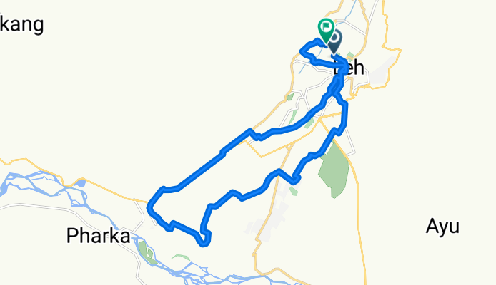 Changspa Road, Leh to Changspa Road, Leh