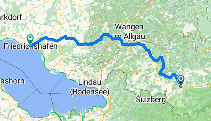 Von Oberstaufen bis Friedrichshafen