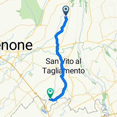 Da SAN MARTINO AL TAGL. (municipio) a Via Schiavoni