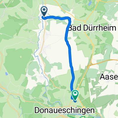 Straßburger Straße, Villingen-Schwenningen nach Raiffeisenstraße, Donaueschingen