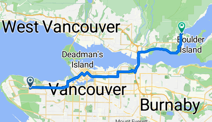 W 11th Ave, Vancouver to Gallant Ave, North Vancouver