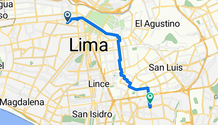De Molino del Gato a Avenida Aviación
