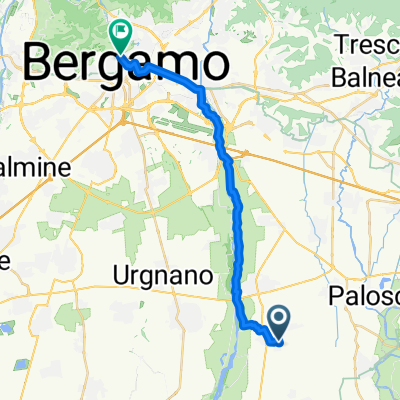 Da Via Angelo Bonzano a Funicolare Città Alta