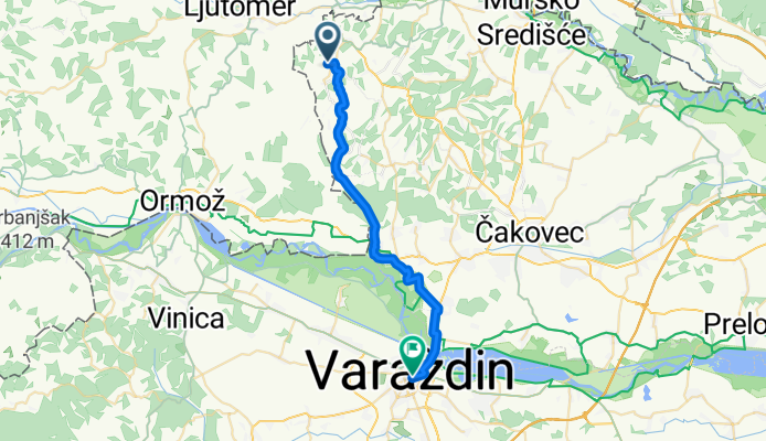 Robadje 37A to Ulica Ivana Kukuljevića Sakcinskog