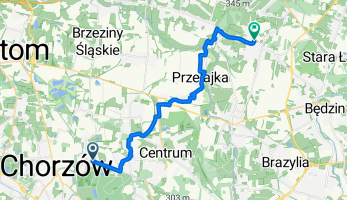 Ks Ludwika Bojarskiego, Chorzów do N Barlickiego, Będzin