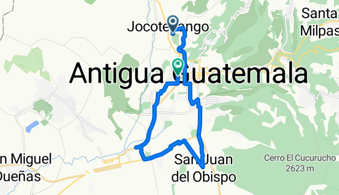 Antigua Guatemala a Alameda Santa Lucía, Antigua Guatemala