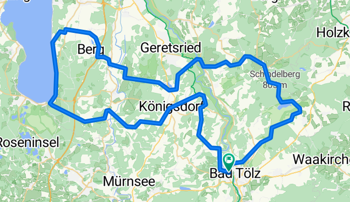 Radrundtour Tölzer Seenrunde