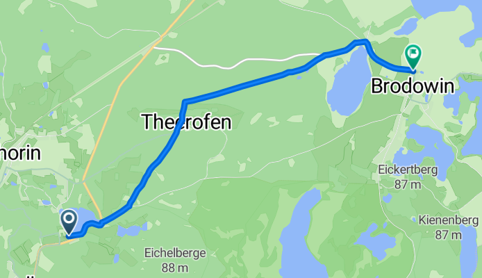 Route in Chorin