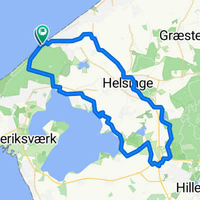 Esrum-Tisvildevejen, Tisvildeleje to Esrum-Tisvildevejen, Tisvildeleje