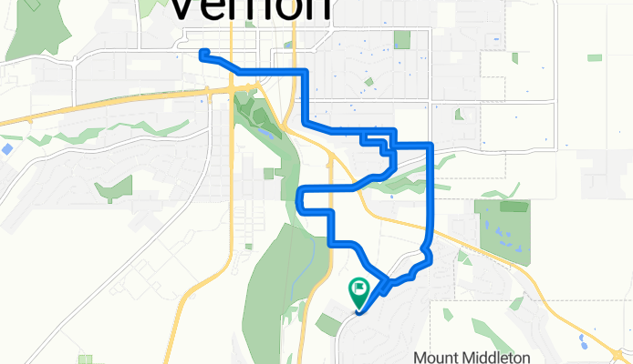 Mount Beaven Place to Mount Beaven Place