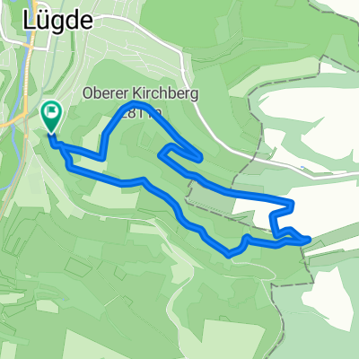 Der Kirchbergweg (Bad Pyrmont)