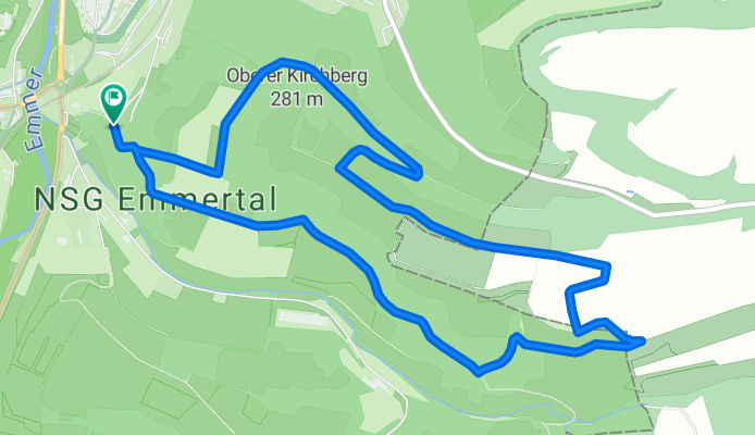 Der Kirchbergweg (Bad Pyrmont)