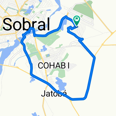 De Rua Vereador Domício Pereira a Avenida Isabela Moreira Gomes