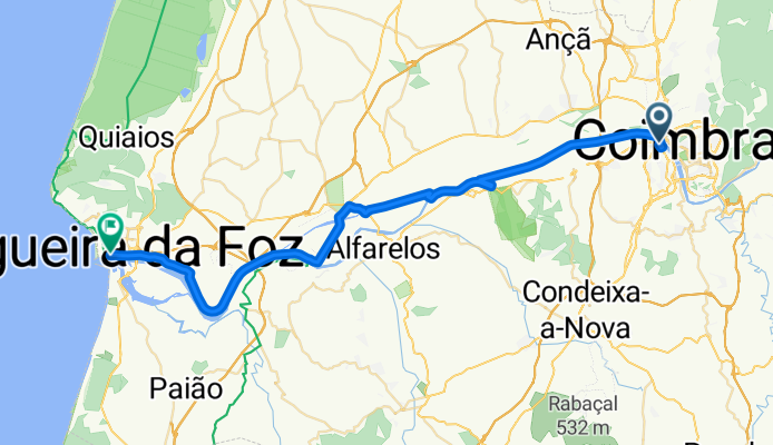 Coimbra to Figueira da Foz