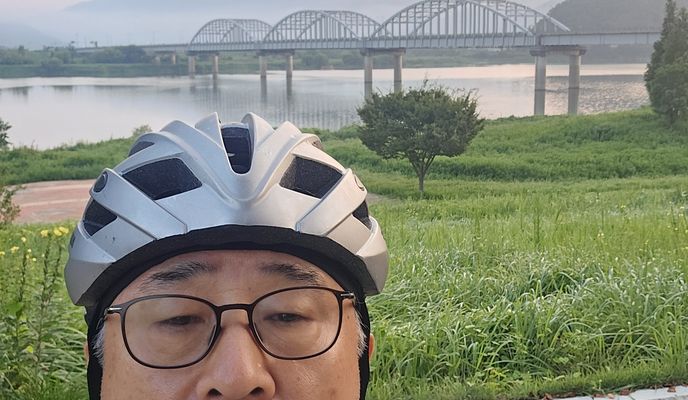 Foto 2 de la ruta de Bikemap "양산 물문화원. ㅡ  창녕함안보"