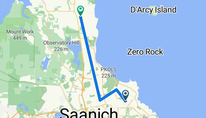 Lochside Dr, Central Saanich to Providence Pl, Saanich