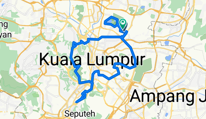 morning ride around KL