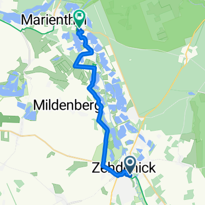 Route in Zehdenick
