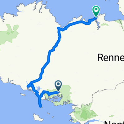 Rue Émile Jourdan, Vannes to Place Chateaubriand, Saint-Malo