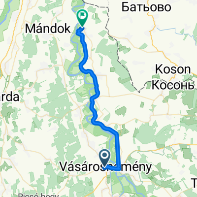 Ady Endre utca, Vásárosnamény - Árpád vezér utca, Lónya