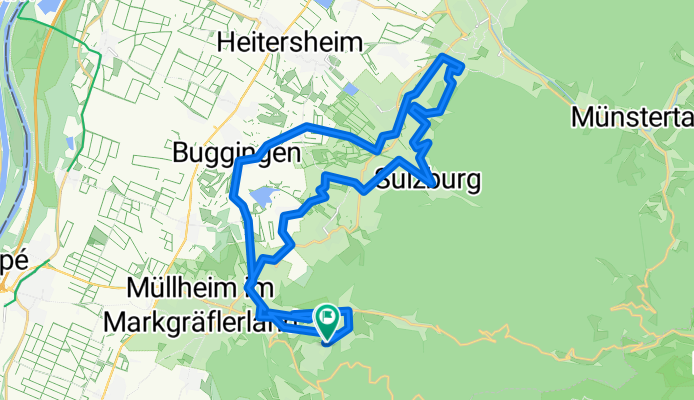 Radtour Probst Straußi Grunern, Sulzburg von Badenweiler aus