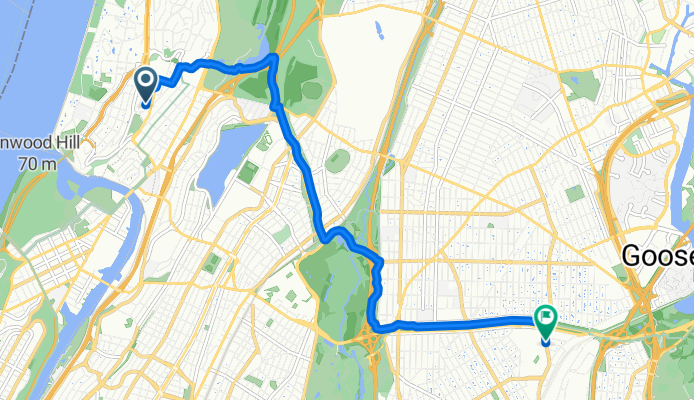 Route in Bronx
