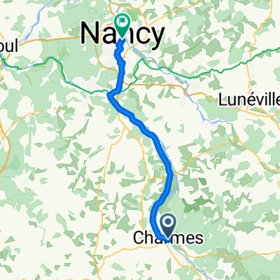 Rue Maurice Barres nach Point Central