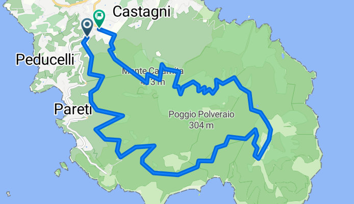 Via Luperini, Capoliveri to Via Alcide De Gasperi, Capoliveri