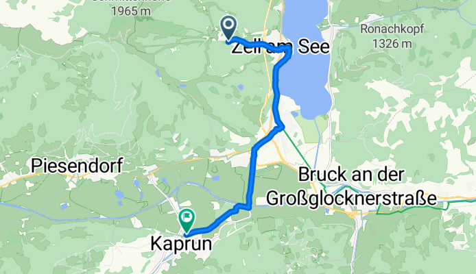 Rupertiweg do Sigmund-Thun-Straße