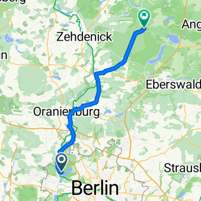 Aalemannufer, Berlin nach Wucker, Templin