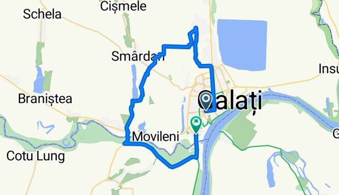 Route in Galati