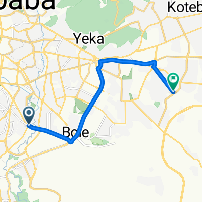 Africa Avenue / Bole Road, Kirkos to Bole