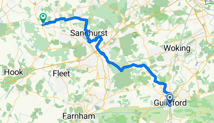 From Guildford to Hook