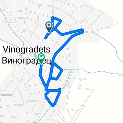 Route from улица 38-ма