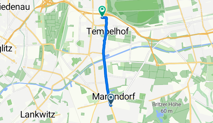 Mariendorfer Damm, Berlin nach Ringbahnstraße, Berlin
