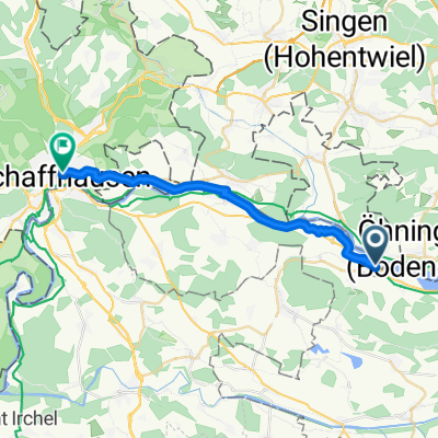 Stein am Rhein nach Schaffhausen