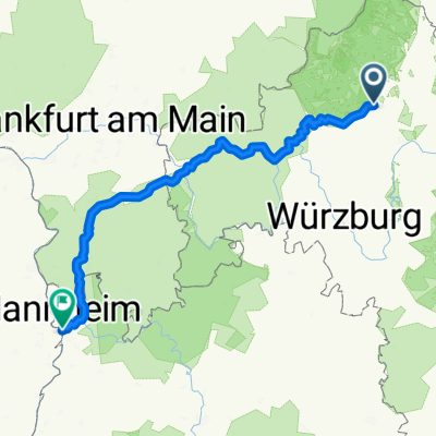 Von Bad Kissingen bis Altrip