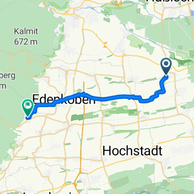 Geitherstraße, Neustadt an der Weinstraße nach Josef-Meyer-Straße, Weyher in der Pfalz