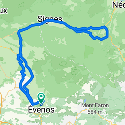 Chemin de la Colle, Évenos à Chemin de la Colle, Évenos