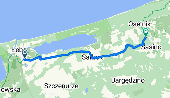 S Starzyńskiego, Łeba do Cisowa, Sasino