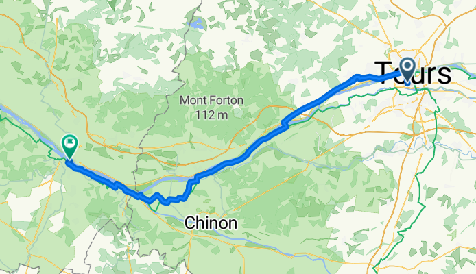 2025 Fahrradtour nach Strand von Ingrandes - Tag 15 - von Giraudeau nach Saint-Lambert-des-Levées