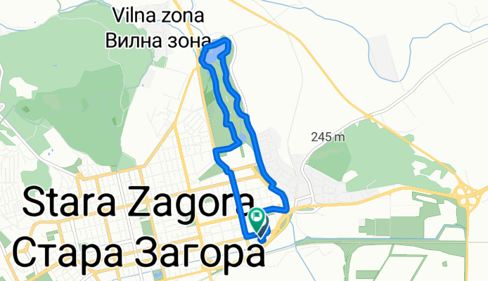 улица „Христо Ботев“ to улица „Антон Марчин“ 1Б