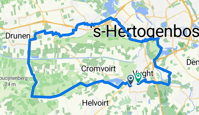 Vught Drunen Vlijmen 40 km