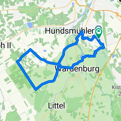 30km Rundweg von zuhause