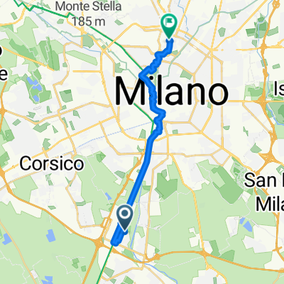Viale Alberelle, Rozzano a Via Alserio, Milano