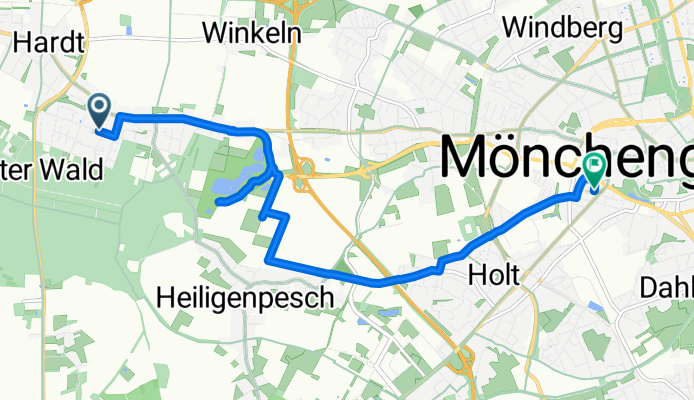 Karrenweg nach Luisenstraße