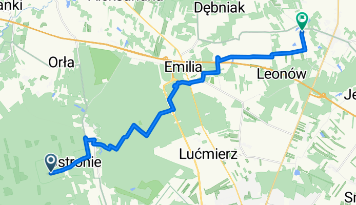 Poziomkowa, Ustronie do Łąkowa, Zgierz